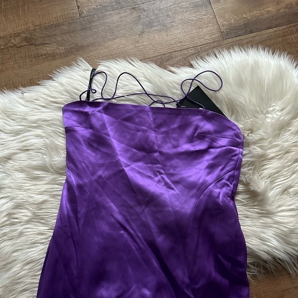 RETROFETE Lucinda Dress In Orchid Purple - Picture 8 of 9